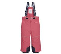 first instinct by killtec Enfant Pantalon de Ski/Fonctionnel avec Bretelles et Jupe Pare-Neige FISW 48 MNS Ski PNTS, Dark Rouge, 110/116, 43392-000