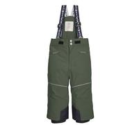 first instinct by killtec Enfant Pantalon de Ski/Fonctionnel avec Bretelles et Jupe Pare-Neige FISW 48 MNS Ski PNTS, Moos, 110/116, 43392-000