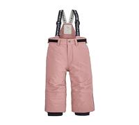 first instinct by killtec Enfant Pantalon de Ski/Fonctionnel avec Bretelles et Jupe Pare-Neige FISW 33 MNS Ski PNTS, hellpink, 122/128, 42255-000