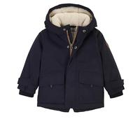 first instinct by killtec Enfant Parka fonctionnelle/veste outdoor avec capuche FIOW 7 MNS PRK, dunkelnavy, 98/104, 42118-000