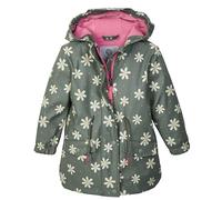 first instinct by killtec Enfant Parka/Veste de pluie caoutchoutée avec capuche FIOS 15 MNS CT, oliv, 110/116, 42902-000