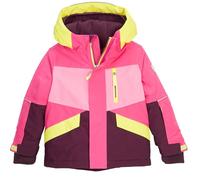 first instinct by killtec Enfant Veste de ski/veste fonctionnelle avec capuche et jupe pare-neige FISW 40 MNS SKI JCKT, pink, 122/128, 43387-000