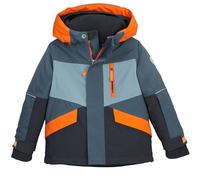 first instinct by killtec Enfant Veste de ski/veste fonctionnelle avec capuche et jupe pare-neige FISW 40 MNS SKI JCKT, denim dunkelpetrol, 86/92, 43387-000