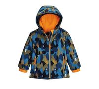 first instinct by killtec Enfant Veste de ski/veste fonctionnelle avec capuche et jupe pare-neige FISW 29 MNS SKI JCKT, dunkel ozean, 86/92, 42138-000