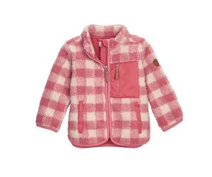 first instinct by killtec Enfant Veste polaire/herpa avec col montant FIOW 50 MNS FLC JCKT, dark rouge, 122/128, 43362-000