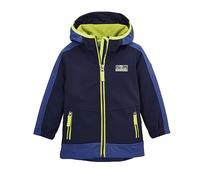 first instinct by killtec Enfants Veste softshell/veste d'extérieur avec capuche FIOS 60 MNS SFTSHLL JCKT, dark blue, 110-116, 41564-000