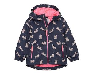 first instinct by killtec Mixte Bébé Fios 24 Mns Jckt Veste Fonctionnelle/de Pluie Avec Capuche Et Fonction Grow-Up, Dark Navy, 98-104 EU