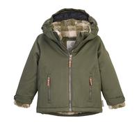 first instinct by killtec Mixte Bébé Fiow 56 Mns Jckt Veste Fonctionnelle/d'extérieur Avec Capuche, Moss, 122-128 EU