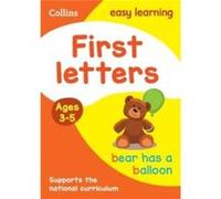 First Letters Ages 35 by Collins Easy Learning Paperback Book Collins Easy Learning (Auteur)
