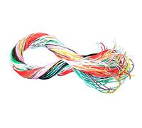 FIRST LOISIR Sachet de 200 Scoubidous, longueur 80 cm, 10 coul ass