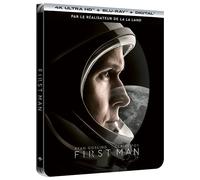 First Man - Le Premier Homme Sur La Lune - 4k Ultra Hd + Blu-Ray + Digital - Édition Boîtier Steelbook