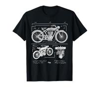 First Motorcycle Patent design for Bike Lover T-Shirt