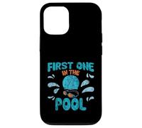 First One in The Pool Nageur Rapide compétitif Coque pour iPhone 12/12 Pro