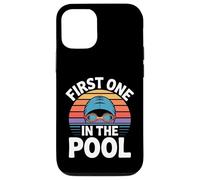 First One in The Pool Nageur Rapide Compétitif - Coque pour iPhone 12/12 Pro