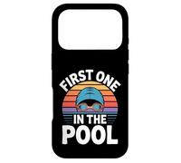 First One in The Pool Nageur Rapide Compétitif - Coque pour iPhone 17 Pro