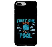 First One in The Pool Nageur Rapide compétitif Coque pour iPhone 7 Plus/8 Plus