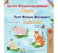 First Picture Dictionary - Animals (Afrikaans English Bilingual Children's Book)
