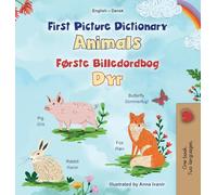 First Picture Dictionary - Animals (English Danish Bilingual Children's Book)