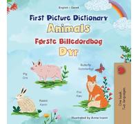 First Picture Dictionary - Animals (English Danish Bilingual Children's Book)