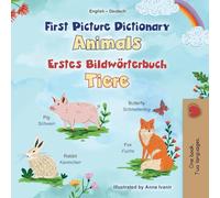 First Picture Dictionary - Animals (English German Bilingual Children's Book)