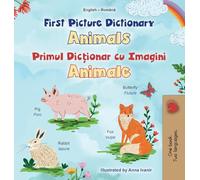 First Picture Dictionary - Animals (English Romanian Bilingual Children's Book)