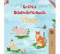 First Picture Dictionary - Animals (German Children's Book)