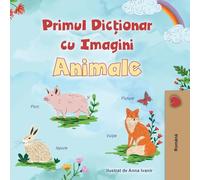 First Picture Dictionary - Animals (Romanian Children's Book)