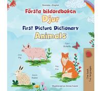 First Picture Dictionary - Animals (Swedish English Bilingual Children's Book)