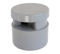 First Plast AMG100 Aérateur à membrane gris, diamètre 100-110 mm