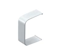 First Plast - Assemblage pour goulottes - Couvre joint pour goulotte 125 x 75 mm - Blanc -