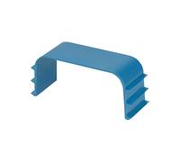 First Plast - Assemblage pour goulottes - Étrier pour goulotte clipsage à la base 80 x 60 mm - Bleu - First Plast
