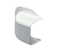 First Plast - Assemblage pour goulottes - Sortie de mur coudée pour goulotte 80 x 60 mm - blanc - First Plast