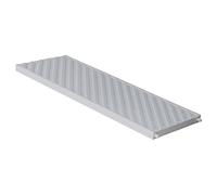 First Plast - Caniveaux PVC ou PP - Grille piéton - piscine PVC anti-choc - gris - 200x500mm