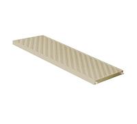 First Plast - Caniveaux PVC ou PP - Grille piéton / piscine série 130 PVC anti-choc - 130 x 500 mm - sable -