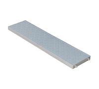 First Plast - Caniveaux PVC ou PP - Tampon léger en PVC anti-choc gris - Série 130 - 130 x 500 mm -