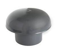 First Plast cdvm100 a Chapeau de ventilation tête esalatore, noir, diamètre 100 mm