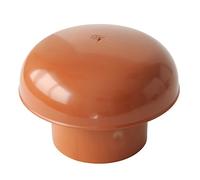 First Plast cdvm100t Chapeau de ventilation tête esalatore, rouge, diamètre 100 mm