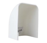 First Plast - Coudes et embouts - Bouchon de finition esthétique pour fin de goulotte 80 x 60 mm - blanc - First Plast