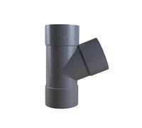 First Plast - Culotte PVC évacuation 67°30 Femelle Femelle Ø100 - PVC Pipe Fitting