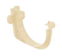 First Plast - Gouttière PVC 16 demi-ronde - Crochet bandeau PVC 16 demi-ronde - Sable - First Plast