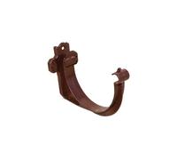 First Plast - Gouttière PVC 25 demi-ronde - Crochet bandeau gouttière PVC 25 demi-ronde - marron - First Plast