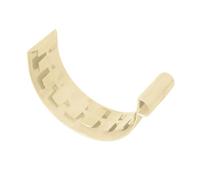 First Plast - Gouttière PVC 25 demi-ronde - Jonction à coller PVC 25 demi-ronde - Sable - First Plast