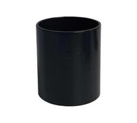 First Plast - Gouttière PVC 25 demi-ronde - Manchon PVC pour tube de descente Ø80 - Anthracite - First Plast