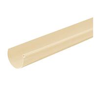 First Plast - Gouttière PVC 25 demi-ronde - Profilé gouttière PVC 25 demi-ronde en 2m - sable - First Plast