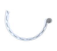 First Plast - Gouttière PVC 33 demi-ronde - Jonction à coller PVC 33 demi-ronde - blanc - First Plast