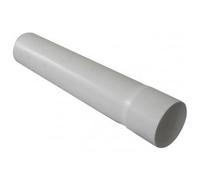 First Plast - Gouttière PVC 33 demi-ronde - Tube de descente gouttière 33 - Ø100 blanc 4m - First Plast