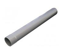First Plast - Gouttière PVC 33 demi-ronde - Tube de descente gouttière 33 - Ø100 gris 4m -