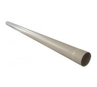 First Plast - Gouttière PVC 33 demi-ronde - Tube de descente gouttière 33 - Ø100 sable 4m - First Plast