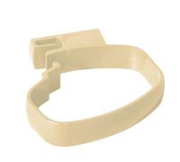 First Plast - Gouttière PVC carrée BEST - Collier bride pour tube de descente PVC BEST Ø92x57 - sable - First Plast