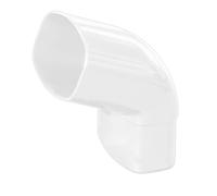 First Plast - Gouttière PVC carrée BEST - Coude PVC 67°30 MF pour tube BEST Ø92x57 - blanc - First Plast